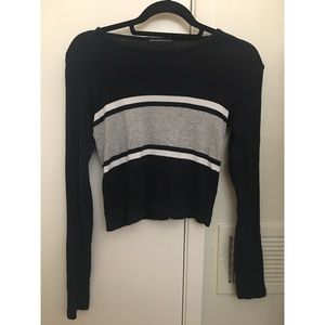 Brandy Melville navy stripped sweater